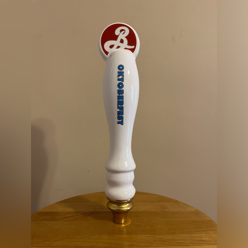 Brooklyn Brewery Ceramic Oktoberfest Beer Tap Handle 12”